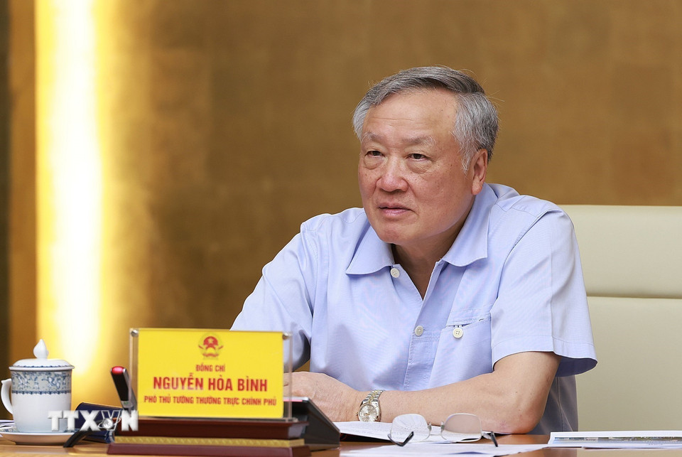 Pho Thu tuong Thuong truc Nguyen Hoa Binh. Anh: TTXVN