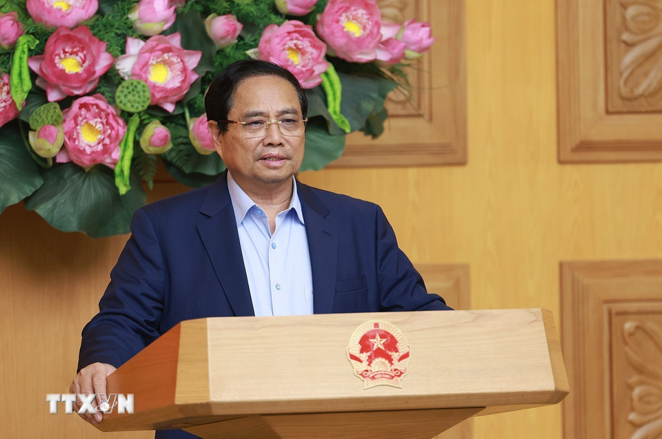 Thu tuong Pham Minh Chinh phat bieu tai