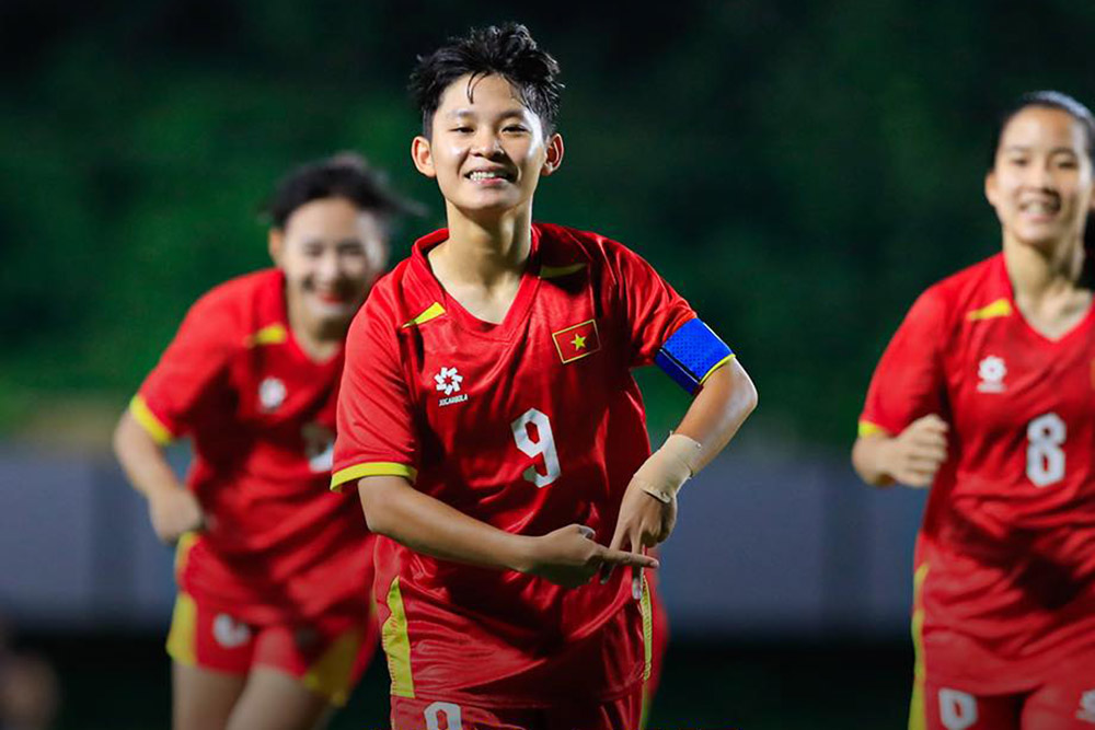U20 Vietnam leads Group B of the 2026 U20 Women's Asian qualifiers. Photo: VFF