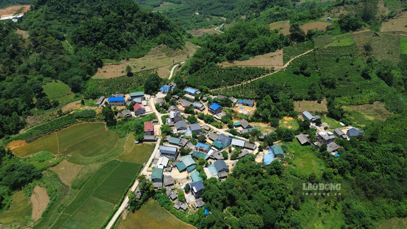Mot goc cua thon Bo Lung, xa Ban Lau, tinh Lao Cai. Anh: Dinh Dai