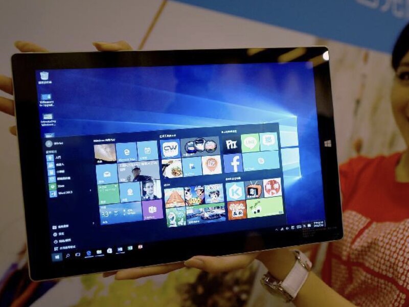 Un ordenador que utiliza Windows 10. Foto: Xinhua