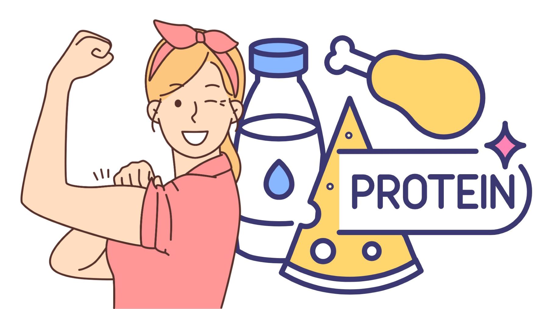 Supplementing protein helps increase muscle mass. Graphics: Thanh Thanh