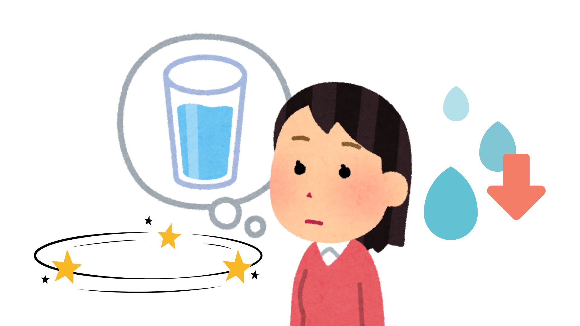 현기증은 신체에 수분이 부족하다는 경고 신호 중 하나입니다. 그래픽: Thanh Thanh