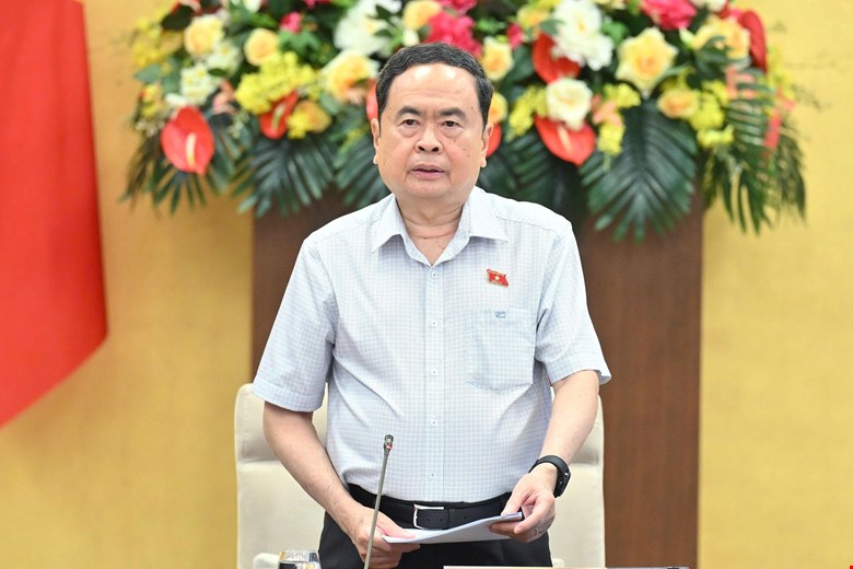 Politburo member and National Assembly Chairman Tran Thanh Man. Photo: Quochoi.vn
