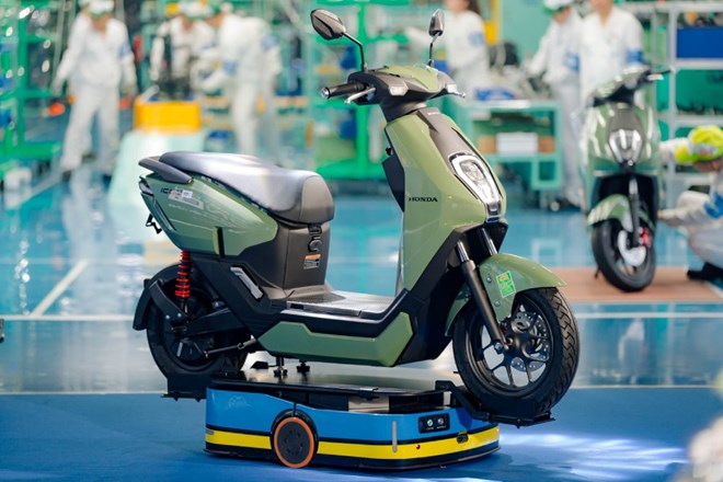 Hinh anh chiec xe may dien ICON e. Anh: Honda Viet Nam