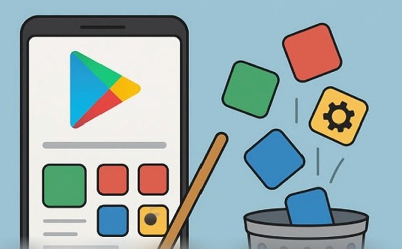 When the official application store is no longer an absolute safe zone for users. Graphics: Quang Minh