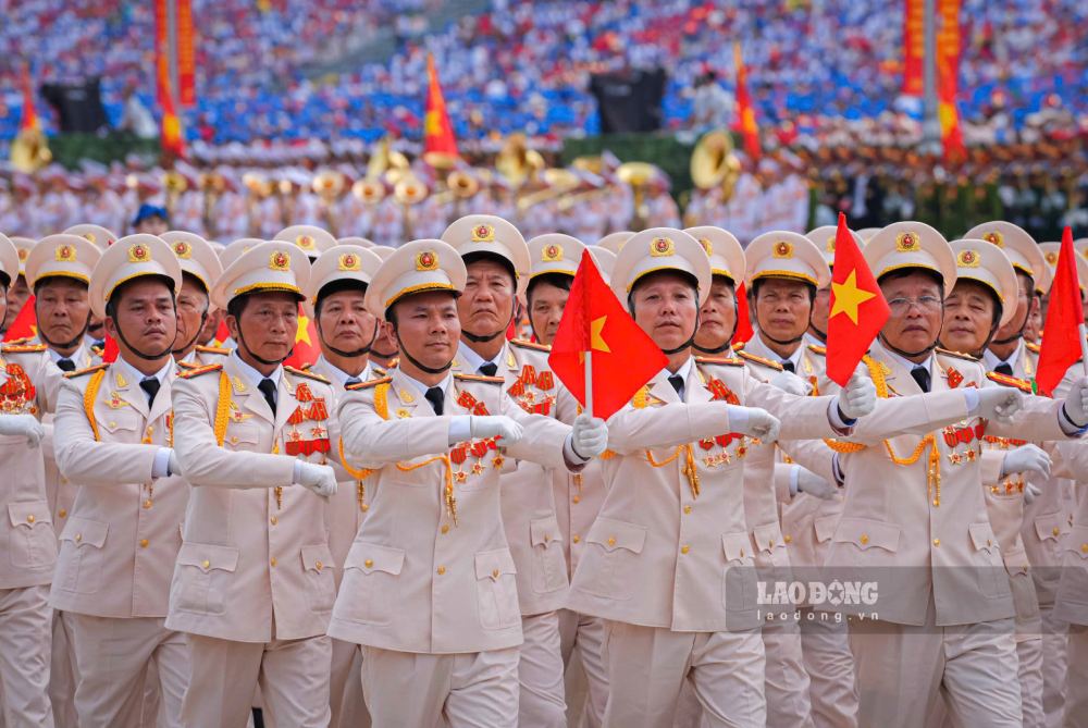 Khoi Cuu Cong an nhan dan Viet Nam. Anh: Tuan Anh