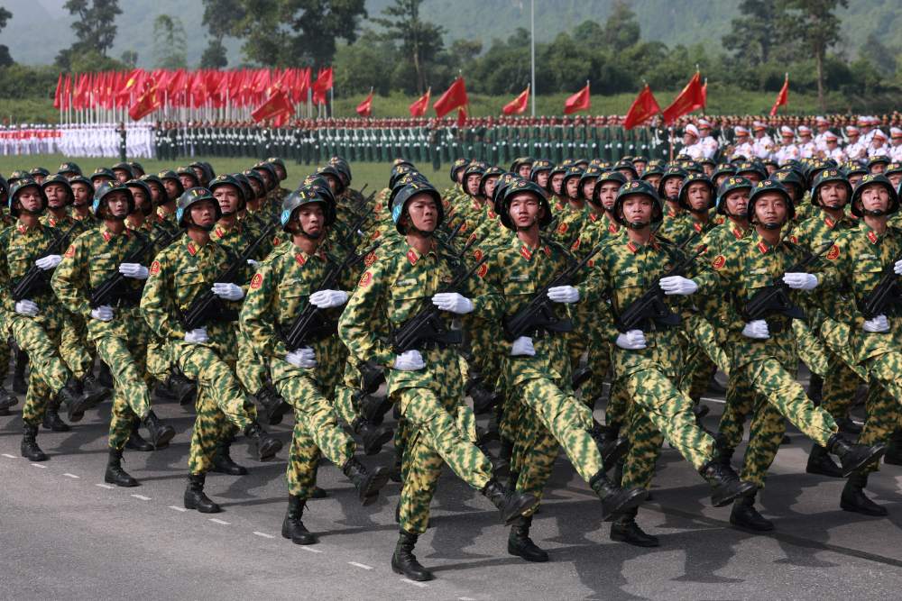 Summary of training of armed forces participating in the parade, parade to celebrate the 80th anniversary of the August Revolution and National Day on September 2 in Hanoi, July 17. Photo: Hai Nguyen