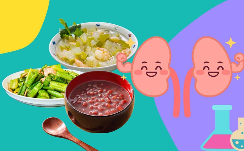 3 simple dishes that help the kidneys detoxify effectively. Graphic photo: Hoang Loc