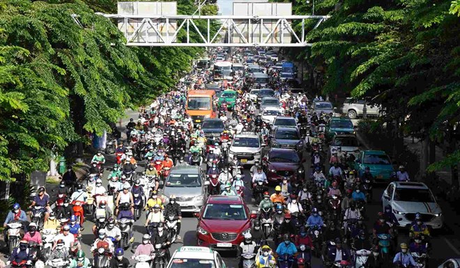 남부 지방의 맑은 날씨. 사진: Minh Quan