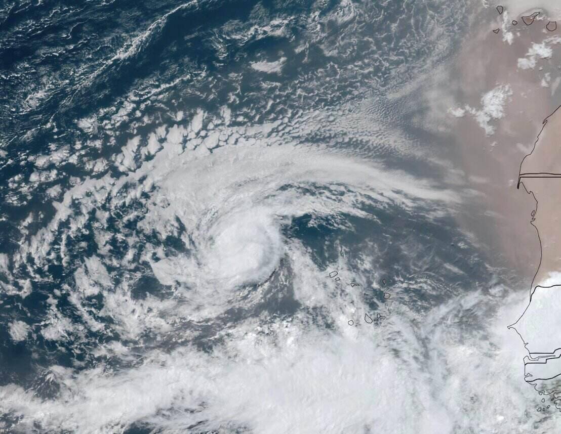 태풍 에린은 8월 14일에 최대 강도에 도달할 것으로 예상됩니다. 사진: NOAA