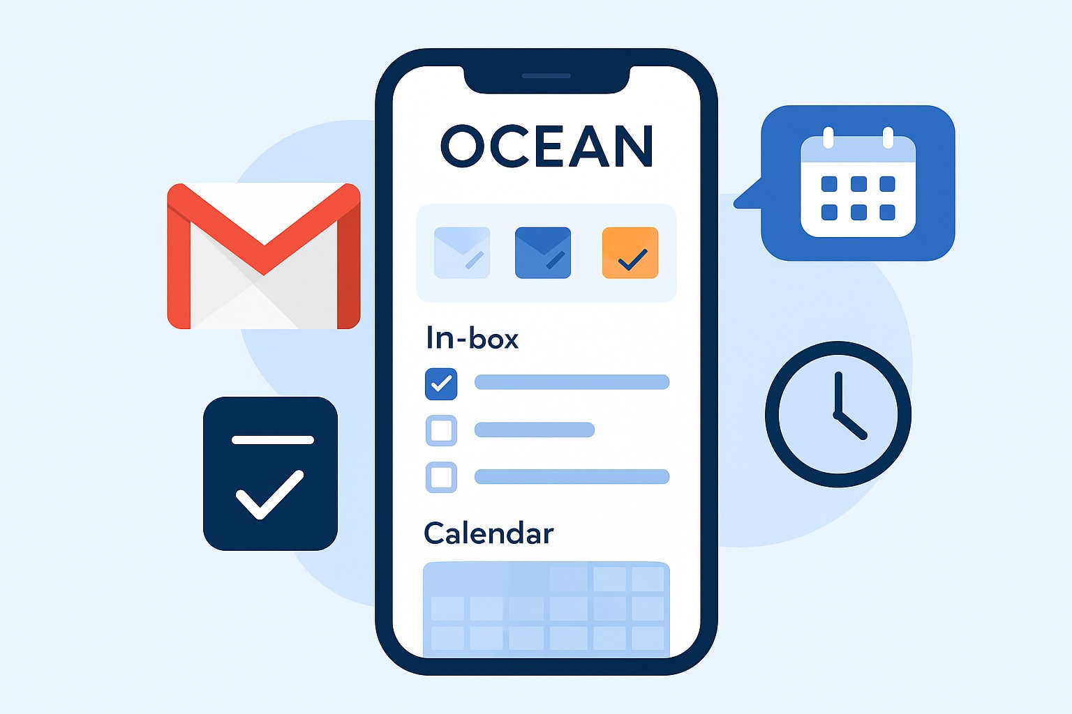 Ocean ra mat ung dung moi ho tro phan loai va quan ly email Gmail hieu qua. Do hoa: Hao Thien