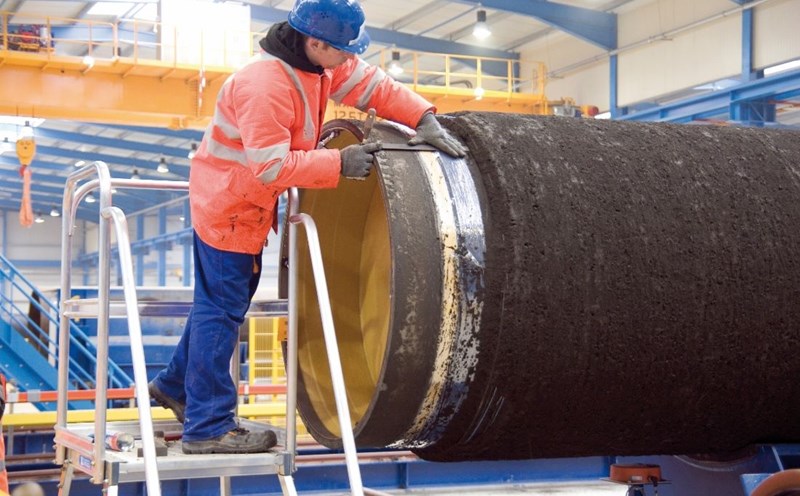 Installing the Nord Stream gas pipeline. Photo: Gazprom