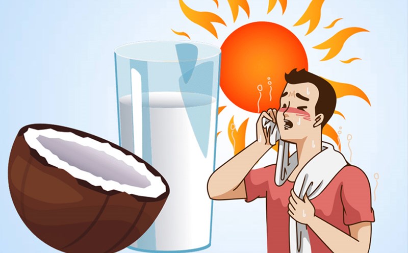 Natural solutions to cool down and prevent heatstroke. Graphics: Thien Nhan