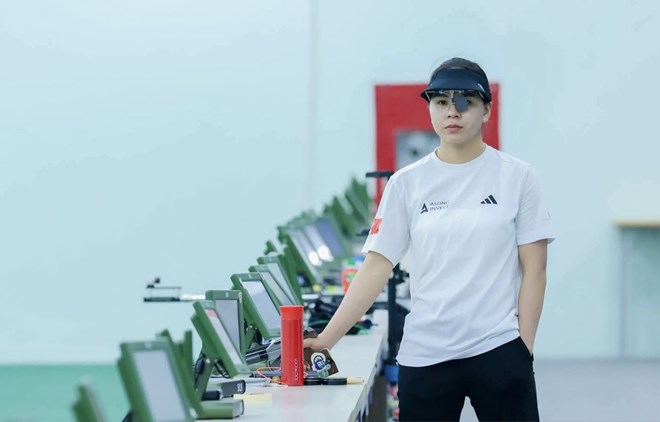 Trinh Thu Vinh will participate in the 2025 Asian tournament in Kazakhstan. Photo: Bui Luong