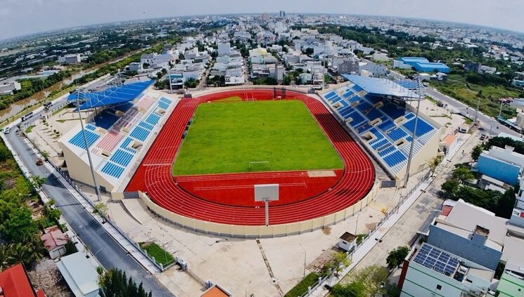 A corner of Bac Lieu Sports - Physical Training Complex. Photo: Pham Dong
