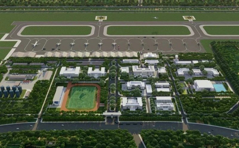 Perspective of Gia Binh airport. Photo: VGP