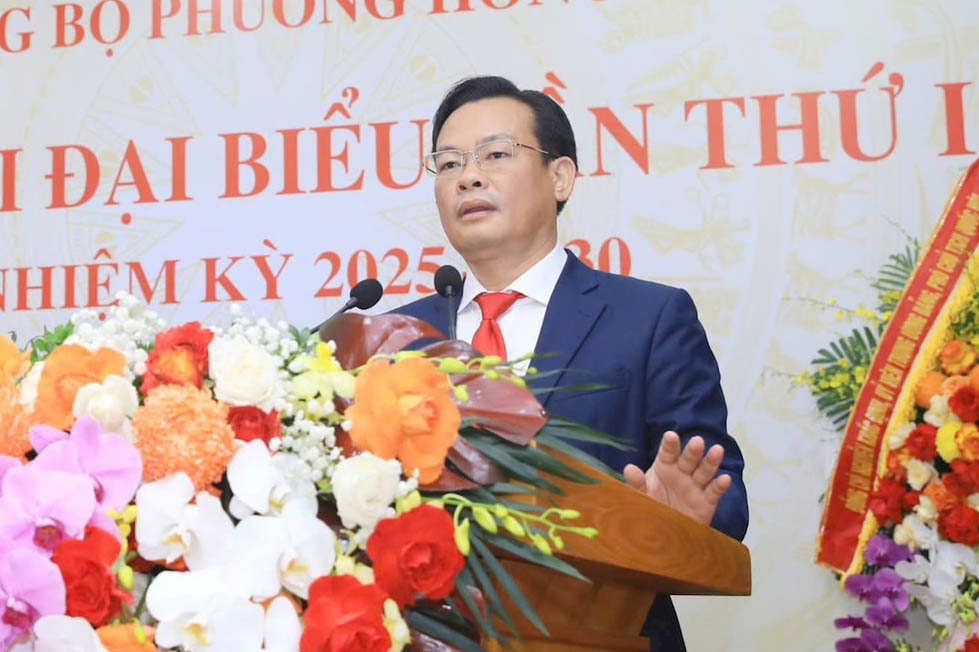 Mr. Bui Tuan Anh was appointed as Secretary of the Party Committee of Hong Ha Ward (Hanoi), term 2025-2030. Photo: Nguyen Anh