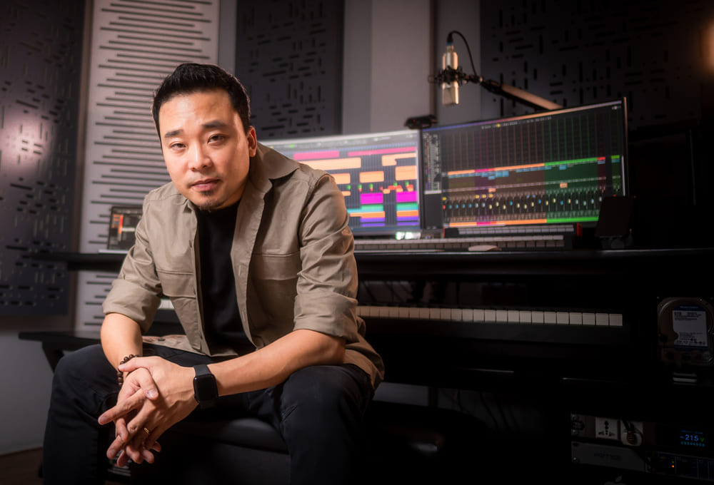 Music director Nguyen Huu Vuong was honored to perform the national concert "Fatherland in the heart". Photo: Character provided