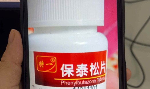 Loại thuốc bệnh nhân bị dị ứng sau khi sử dụng theo lời quảng cáo. Ảnh: BVCC