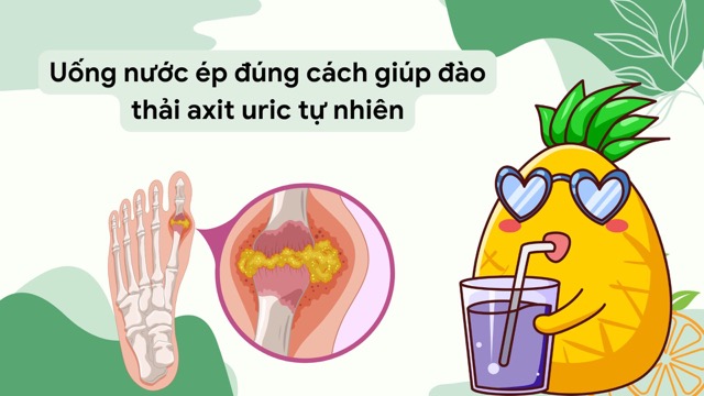 Celery juice, cucumber, spinach... help support the elimination of uric acid effectively. Graphic photo: Huong Son