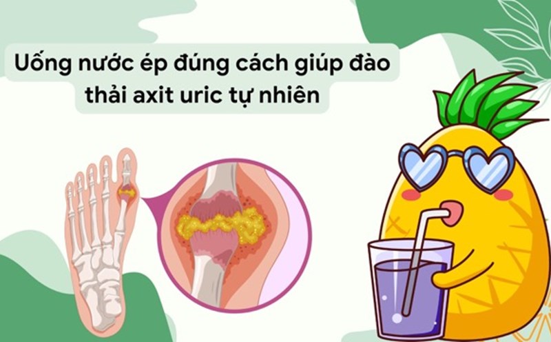 Celery juice, cucumber, spinach... help support the elimination of uric acid effectively. Graphic photo: Huong Son