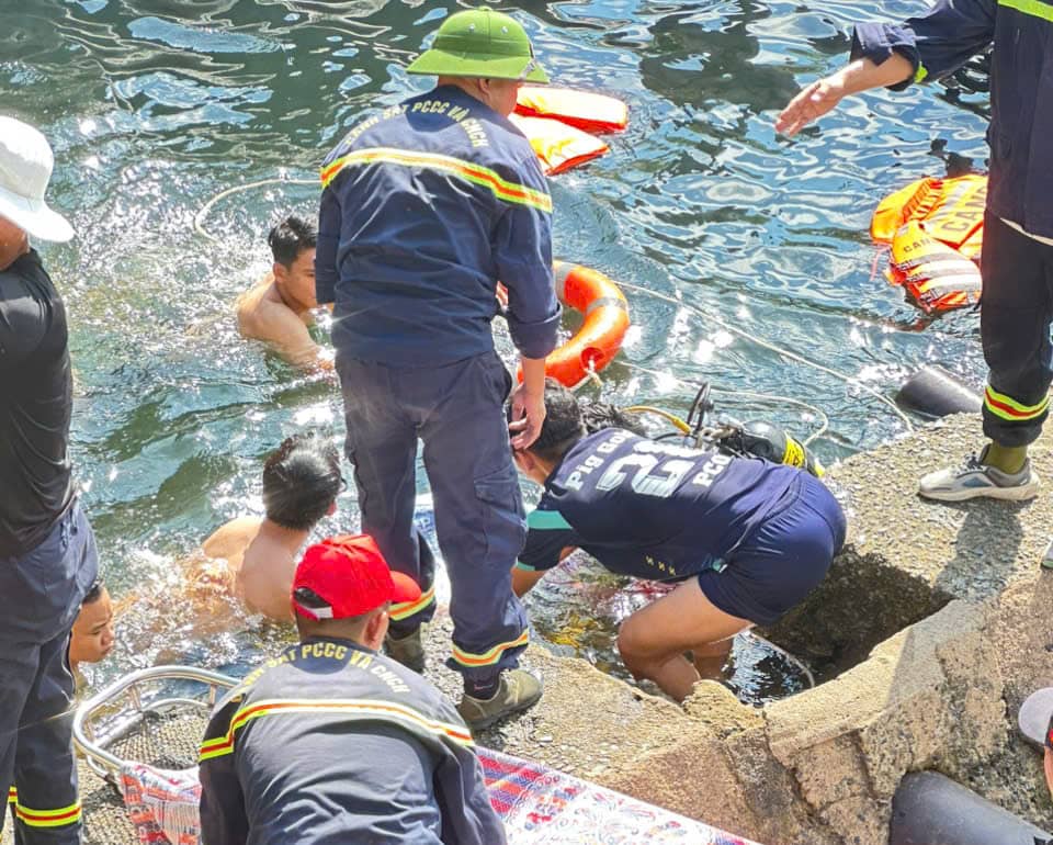 A teenager in Khanh Hoa went missing in Ba Ho stream after going out. Photo: Hieu Giang