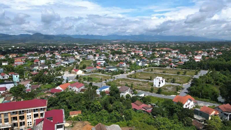 Image of Dong Son ward (Quang Tri province), where the North-South high-speed railway project passes through. Photo: Xuan Trang