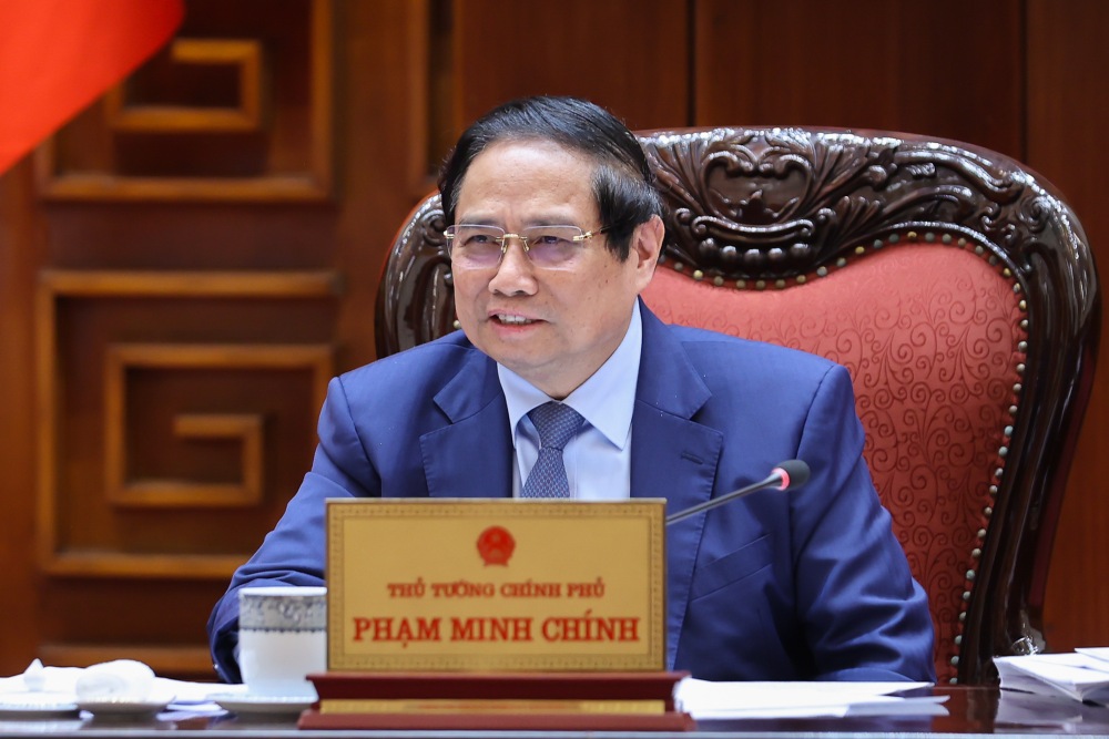 Prime Minister Pham Minh Chinh chaired a meeting on preparations to organize the inauguration ceremony and start construction of projects and works to celebrate the 80th anniversary of National Day. Photo: VGP/Nhat Bac