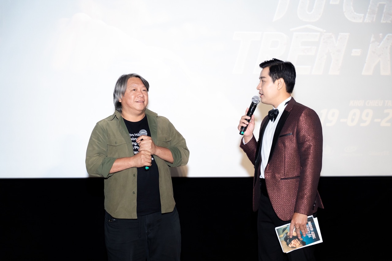 Đạo diễn Hàm Trần chia sẻ về phim Tử chiến trên không. Ảnh: Đoàn phim