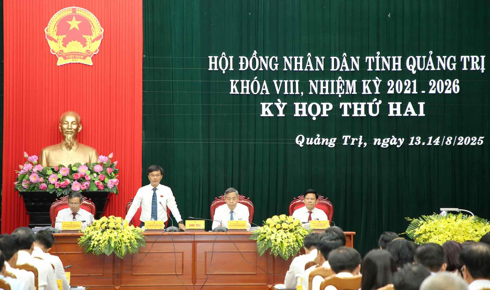 The People's Council of Quang Tri province will consider many important resolutions in the second session. Photo: Cong Sang