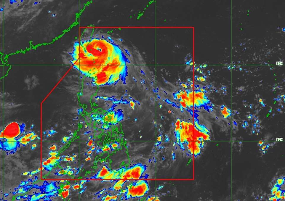 포둘 태풍은 8월 13일 정오에 대만(중국)에 상륙할 것으로 예상됩니다. 사진: PAGASA