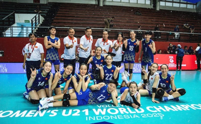 Vietnam U21 women's volleyball team. Photo: FIVB