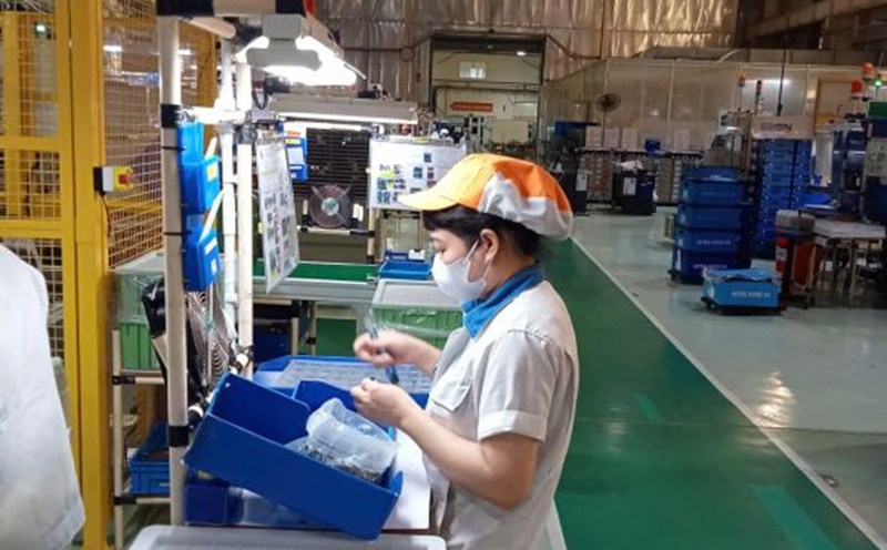 Workers can work with peace of mind at Yokoi Mould Vietnam Co., Ltd. (Bac Ninh province) thanks to good welfare policies. Photo: Provided by the company