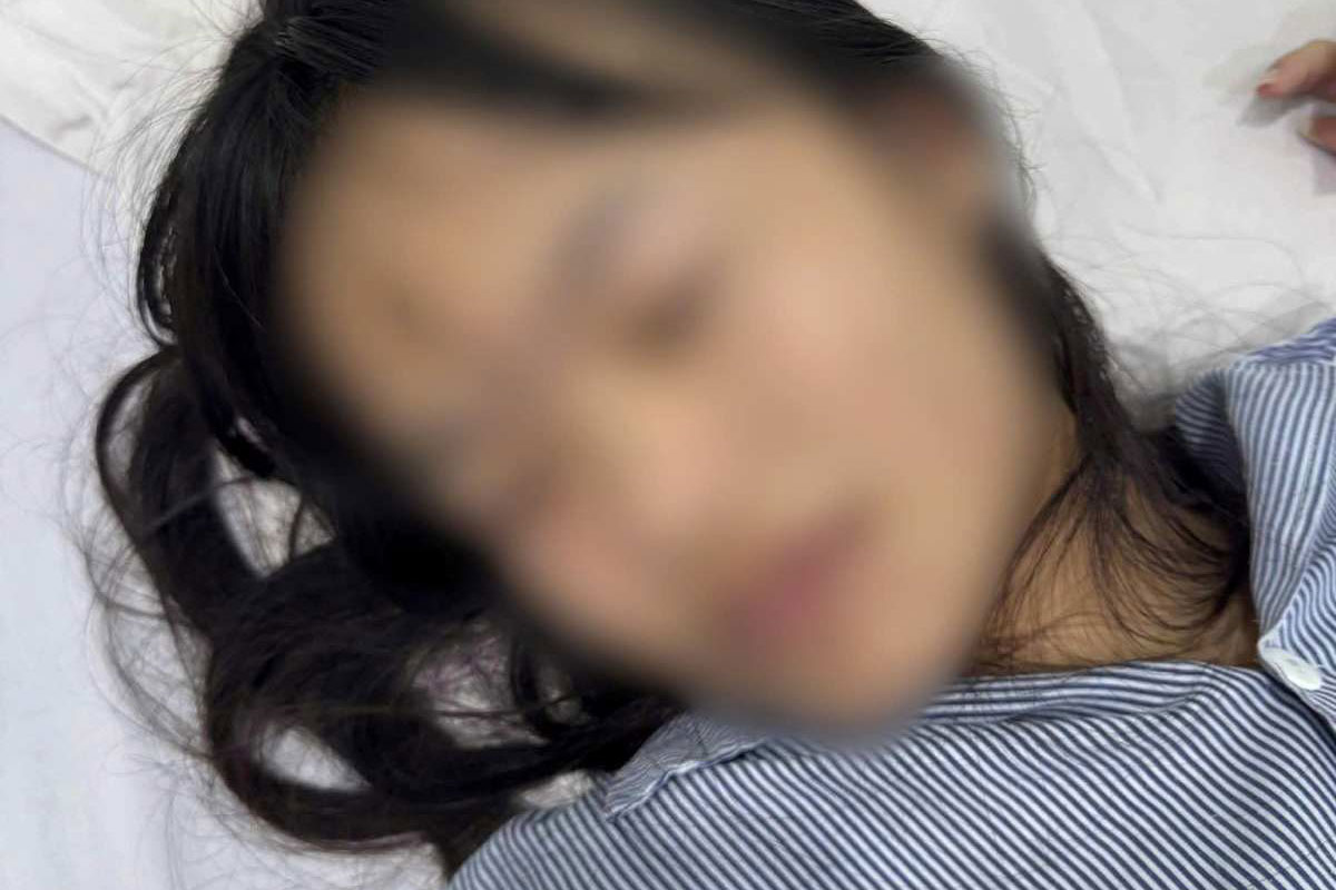 Nũ sinh THCS ỏ Hai Phong nghi bi nhom ban danh họi dòng phai nhạp viẹn. Anh: Gia dinh chia se