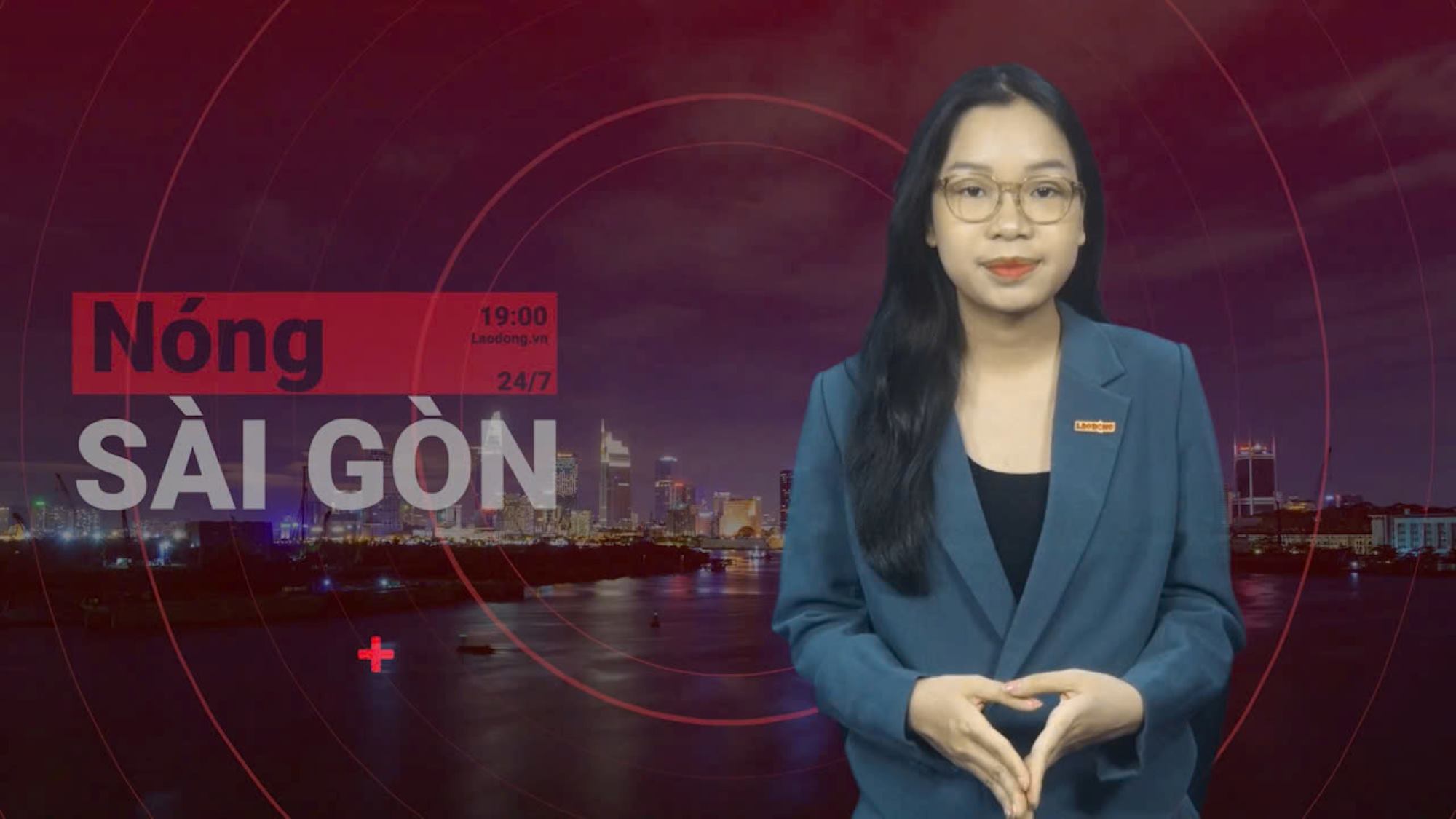 Phong vien Thanh Chan trong mot buoi ghi hinh ban tin Nong Sai Gon.  Anh: NGOC LE