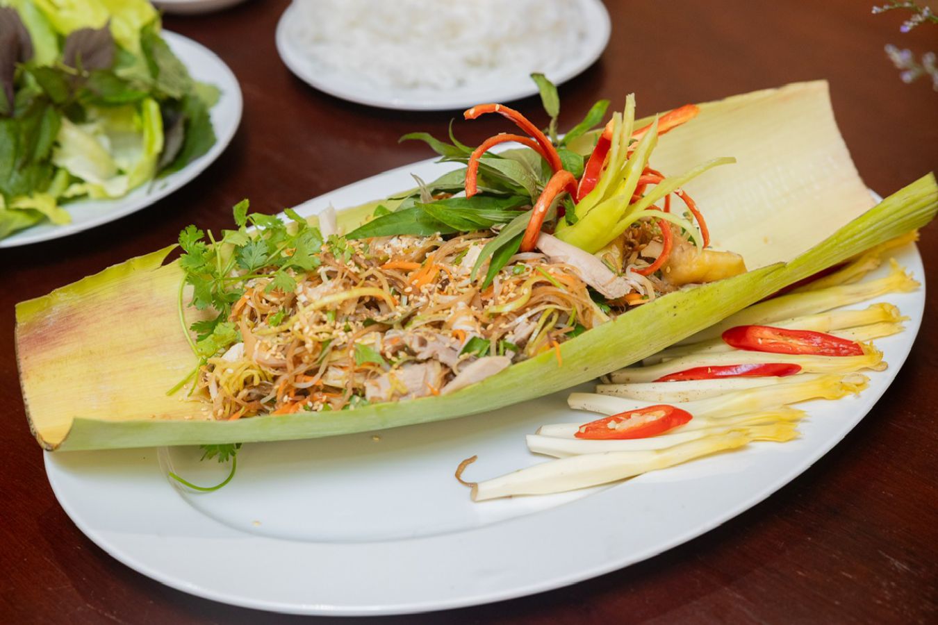 Banana flower salad. Photo: Hai An