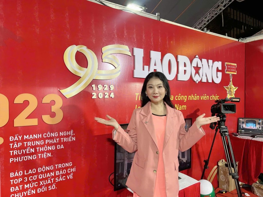 NSND My Uyen chon Lao Dong la noi de chia se, bay to quan diem. Anh: DI PY 