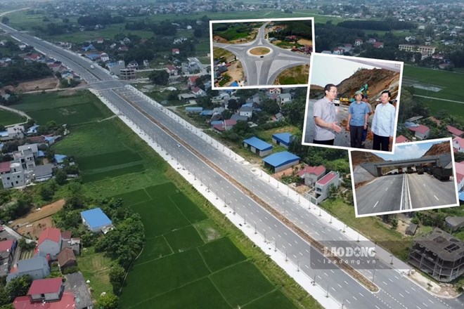 Đường liên kết hơn 4.200 tỉ đồng ở Thái Nguyên sắp cán đích thông xe