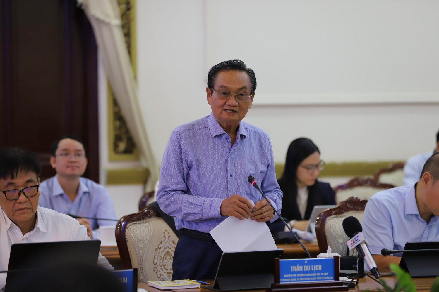 Tien si Tran Du Lich. Anh: Ha Khanh