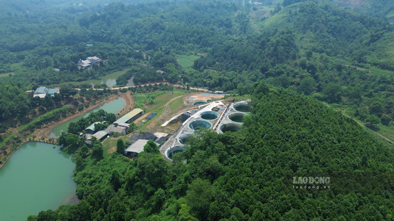 A search point in the Ben Den rare earth mine, Lao Cai province. Photo: Dinh Dai