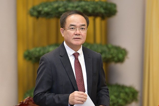 Thu truong Bo Noi vu Vu Chien Thang. Anh: Pham Dong