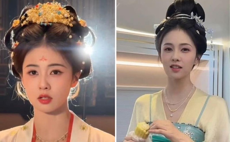 Bai Lu's face was hazy after only 3 months. Photo: Producer