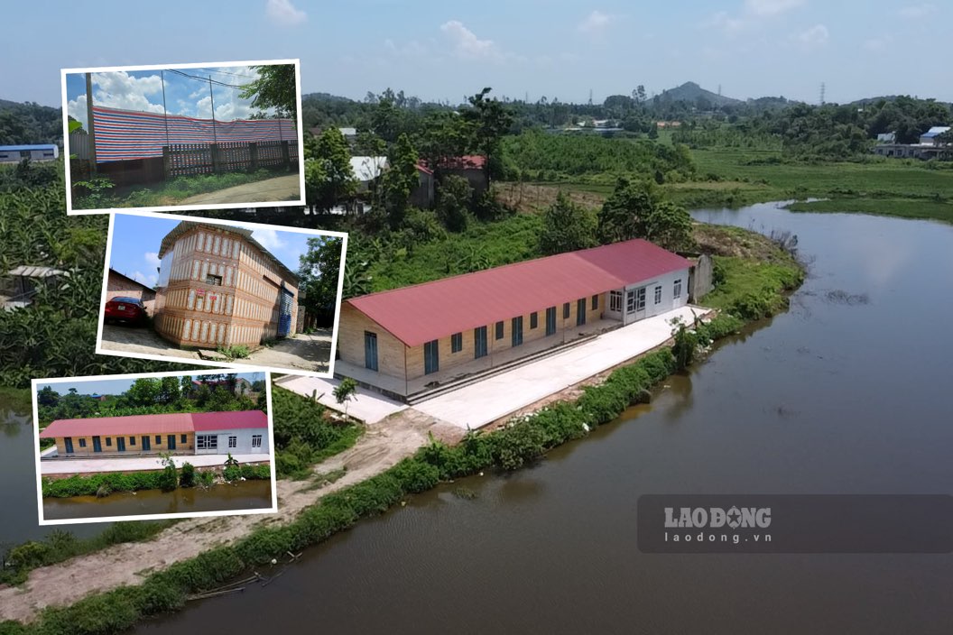 Handling the responsibility of the head if compensation for house construction occurs in Thai Nguyen. Photo: Dang Vu.