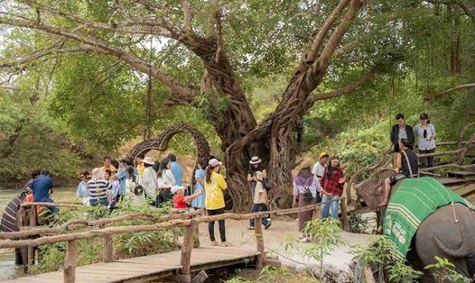 Một lượng lớn khách du lịch dự kiến sẽ đến tham quan, nghĩ dưỡng ở Đắk Lắk trong dịp nghỉ lễ 2.9 sắp tới. Ảnh: Bảo Trung