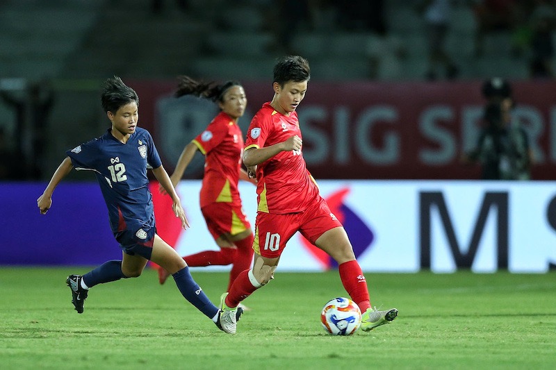 The Vietnamese women's team is considered the number 1 candidate for the 2025 Southeast Asian Championship. Photo: Mai Huong