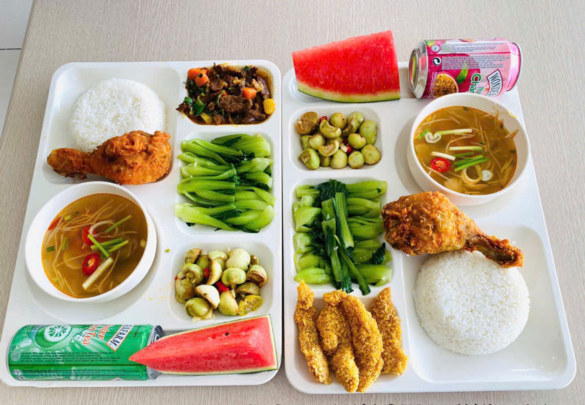 Can canh suat an danh cho cong nhan, lao dong Phu Tho. Anh: An Vi