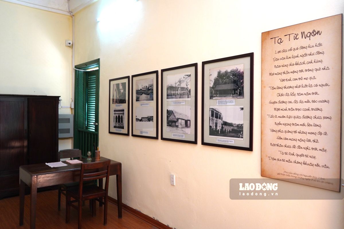 1/42 Me Linhの家の中で、Hai Phongでの作戦時代にNguyen Duc Canhと同志の職場。写真：マイダン