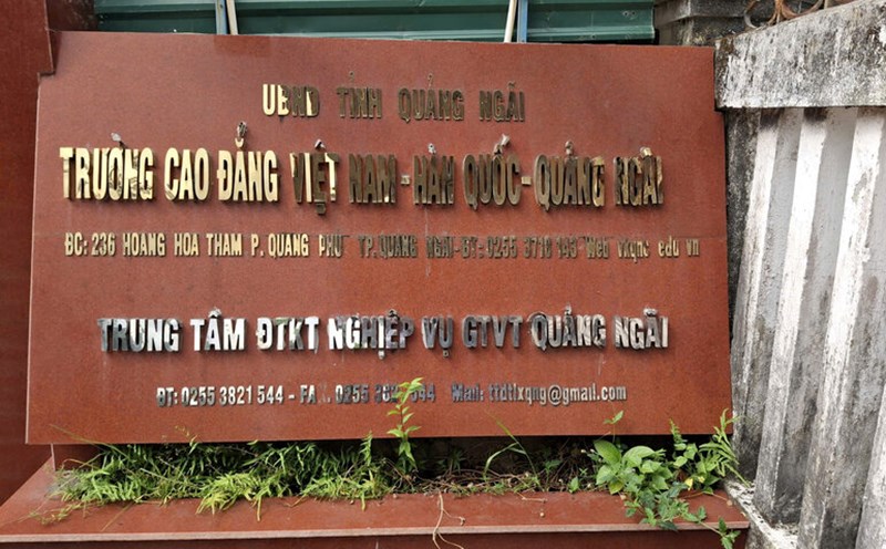 Vietnam - Korea - Quang Ngai College has not yet recovered 705 million VND that was incorrectly spent according to the State Audit's recommendation. Photo: Vien Nguyen