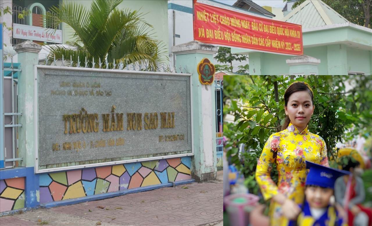 Ms. Le Thi Kieu Trang - a teacher working at Sao Mai Kindergarten - shared: After the incident was made public, the working environment at the unit has improved and the teachers' policies have been guaranteed to comply with regulations. Photo: THANh Nhan